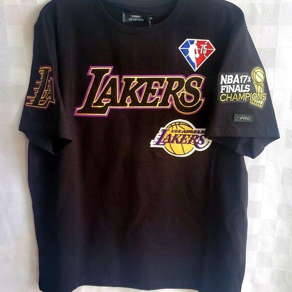 RARE * LA Lakers NBA Finals Champions T-Shirt Collectible Memorabilia Team Shirt - Picture 4 of 10